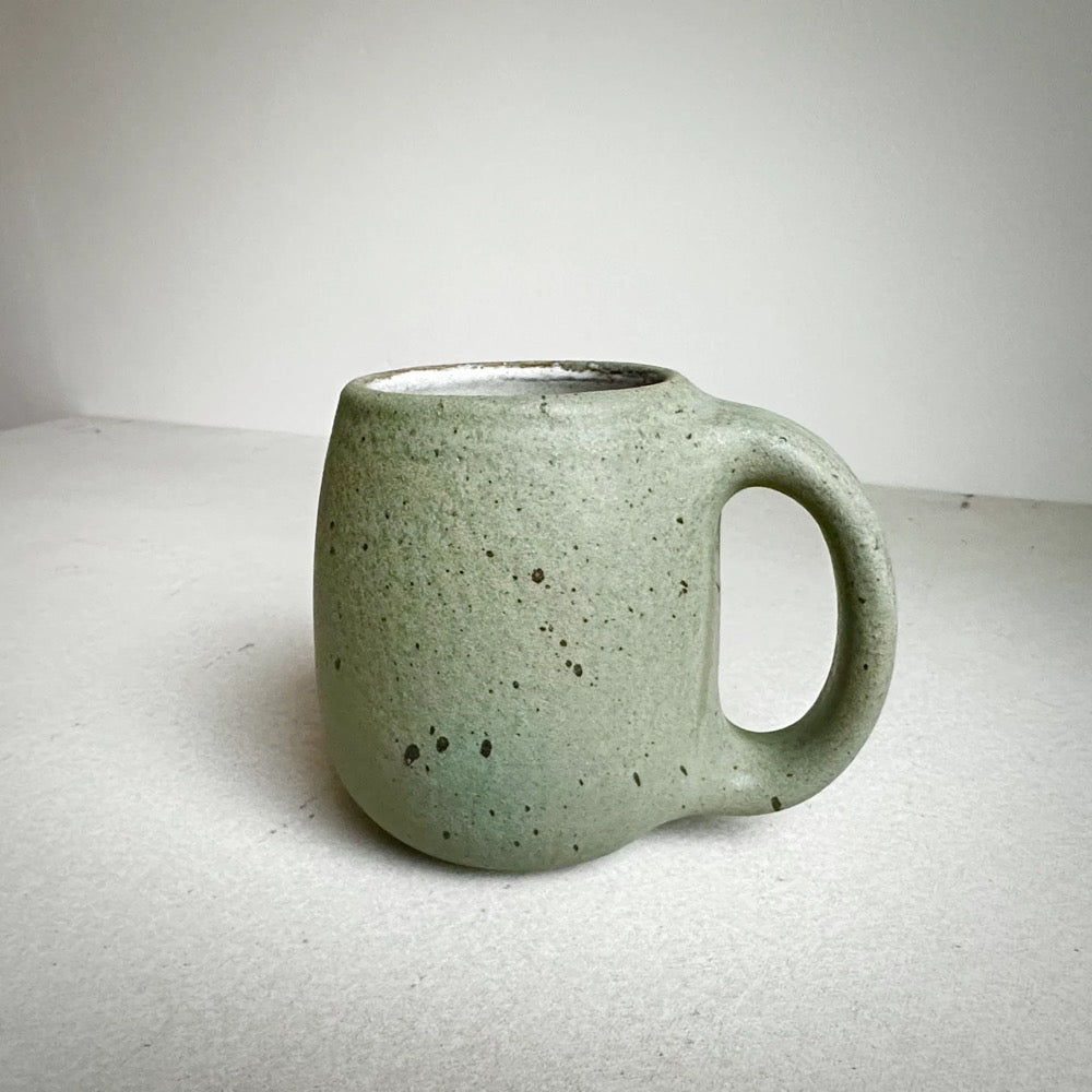 MADE TO ORDER Aged Green Mug 16oz, ceramic, pottery, handmade, coffeemug, coffee mug cup, handmademug