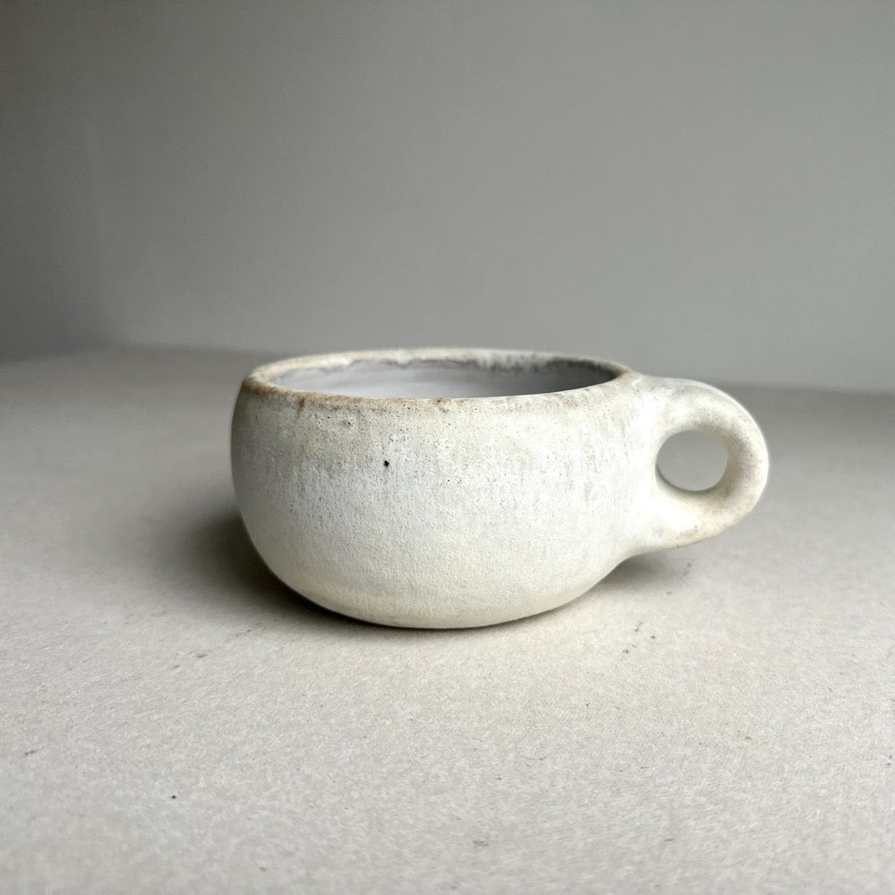 MADE TO ORDER Round Mug White 11-12oz, ceramic, pottery, handmade, coffee, cafe, cappuccino, potterymug