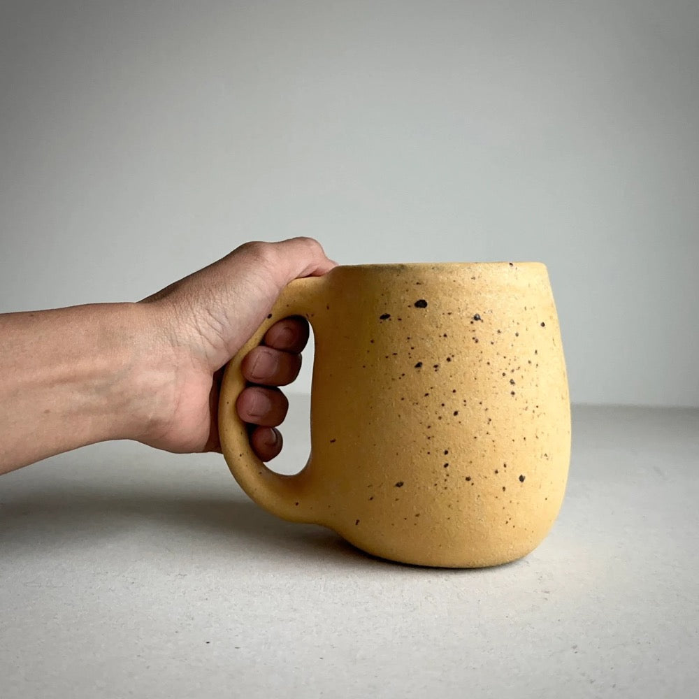 MADE TO ORDER Yellow Mug 16oz, ceramic, pottery, handmade, coffeemug, coffee mug cup, handmademug