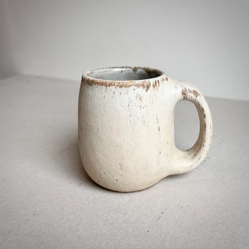MADE TO ORDER Cream Mug 16oz, ceramic, pottery, handmade, coffeemug, coffee mug cup, handmademug