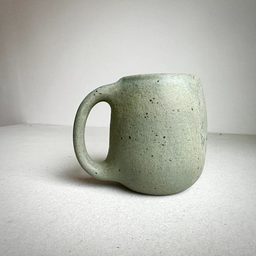 MADE TO ORDER Aged Green Mug 16oz, ceramic, pottery, handmade, coffeemug, coffee mug cup, handmademug