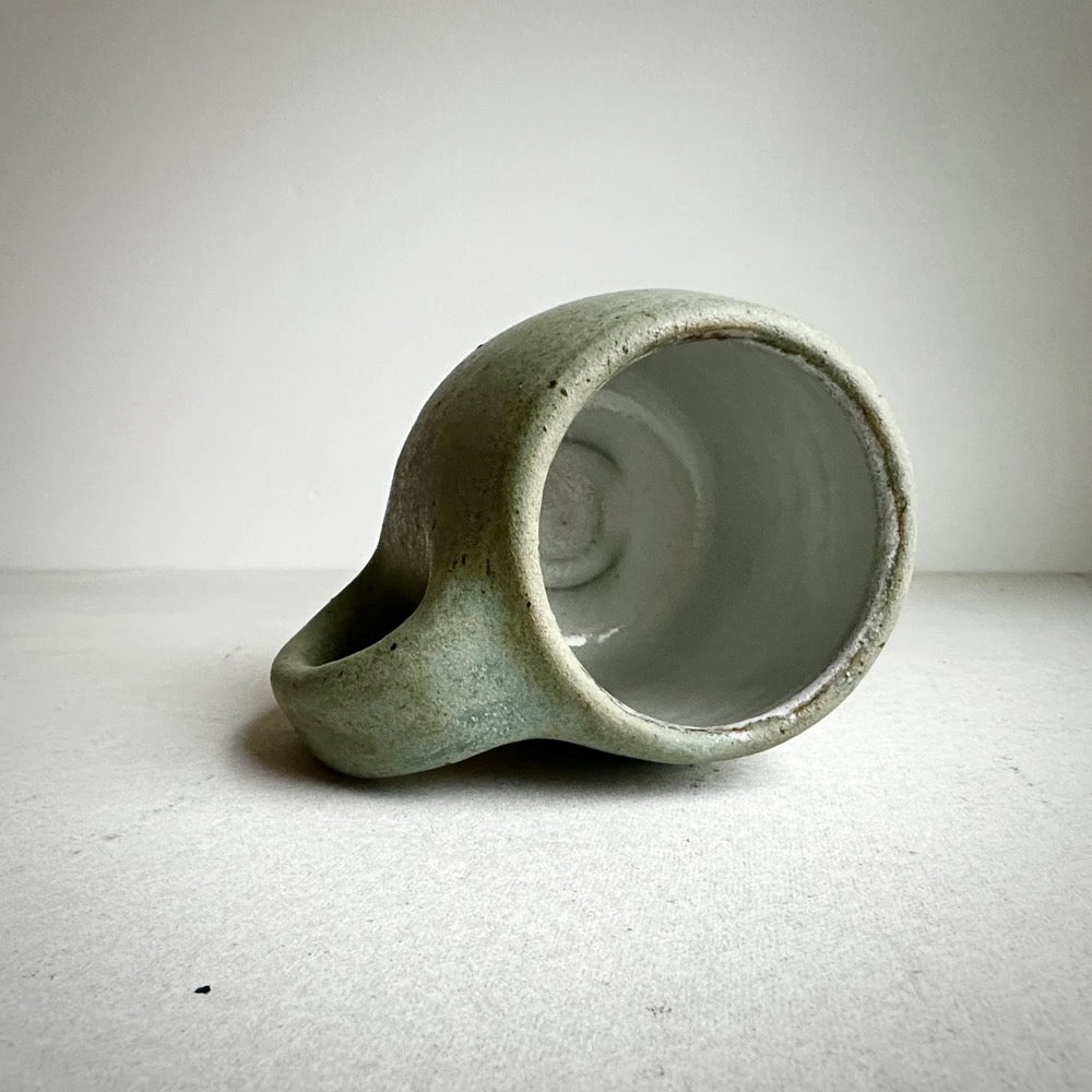 MADE TO ORDER Aged Green Mug 16oz, ceramic, pottery, handmade, coffeemug, coffee mug cup, handmademug