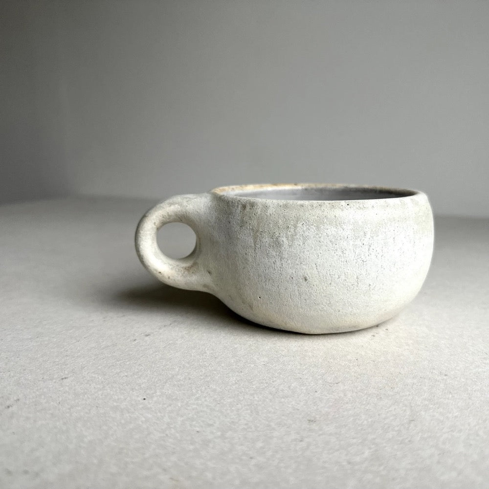MADE TO ORDER Round Mug White 11-12oz, ceramic, pottery, handmade, coffee, cafe, cappuccino, potterymug